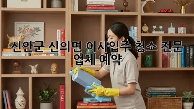 신안군 신의면 이사/입주 청소 전문 업체 예약