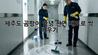 제주도 곰팡이 안녕! 천연 재료로 싹~ 비우기 ✨